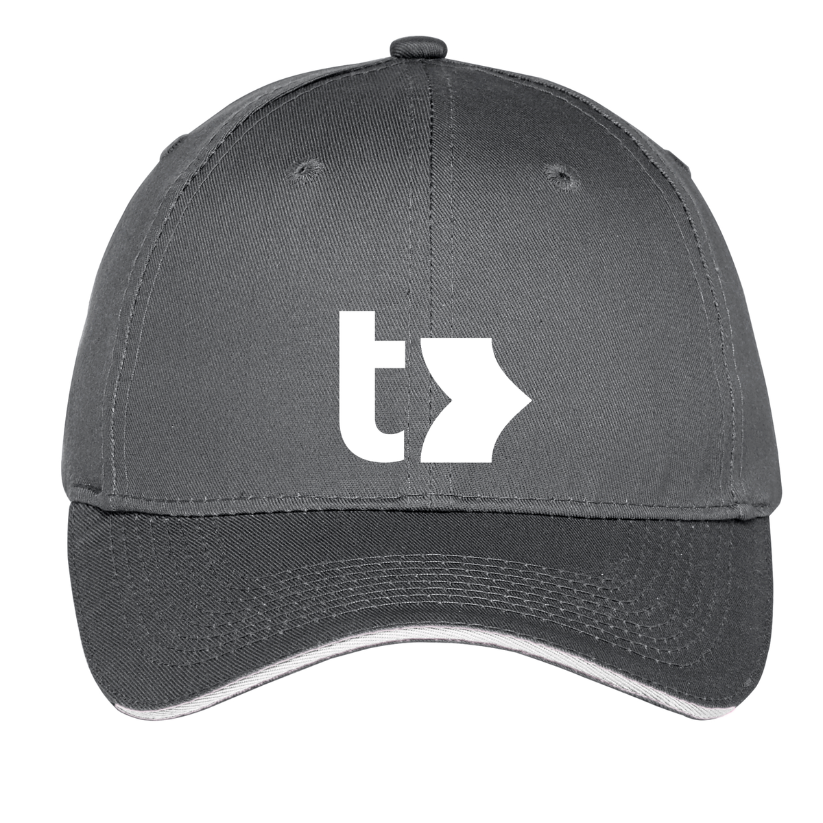 Demo Port & Company® Unstructured Sandwich Bill Cap